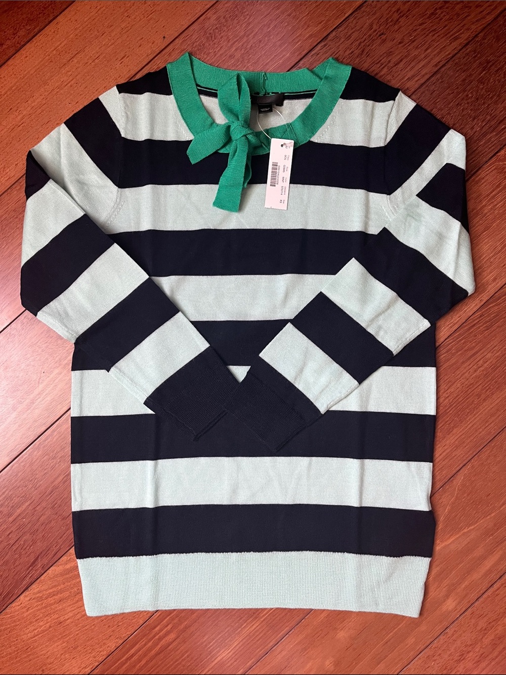 NWT J . Crew Merino Tippi Bow Tie Sweater